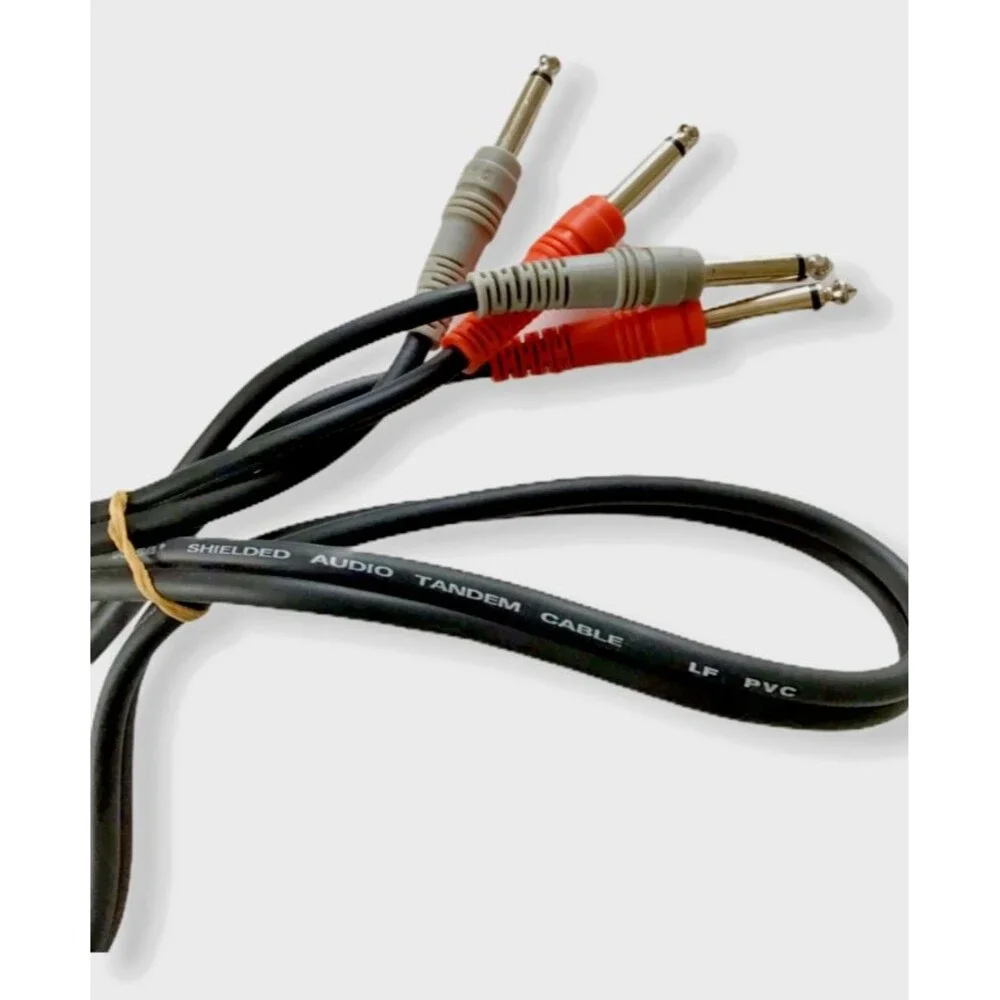Audio Video Microphone Cable Cords Tandem Assorted Sizes Lengths 6 Male Lot